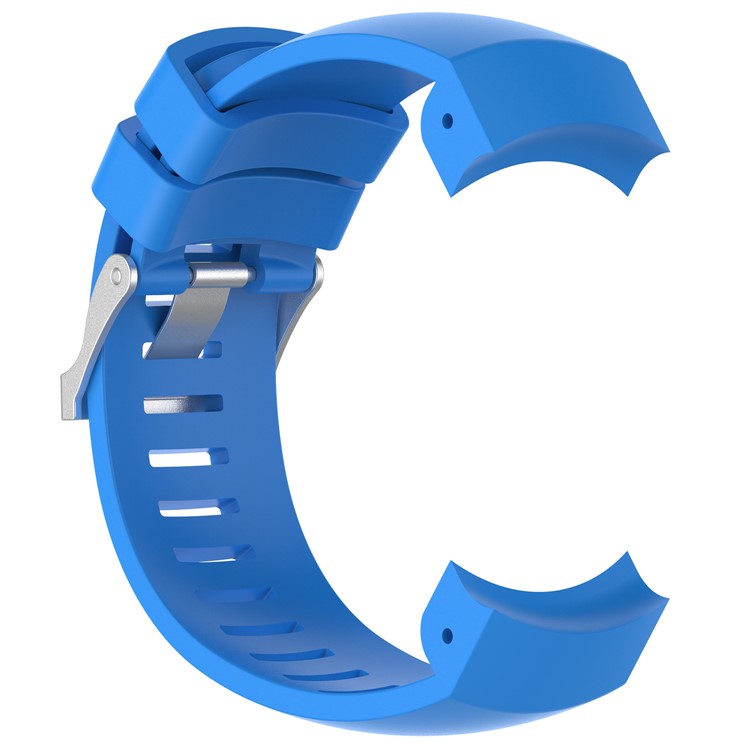 Silicone Wrist Watch Strap with Installation Tools for Suunto Core Alu Black - Blue-3