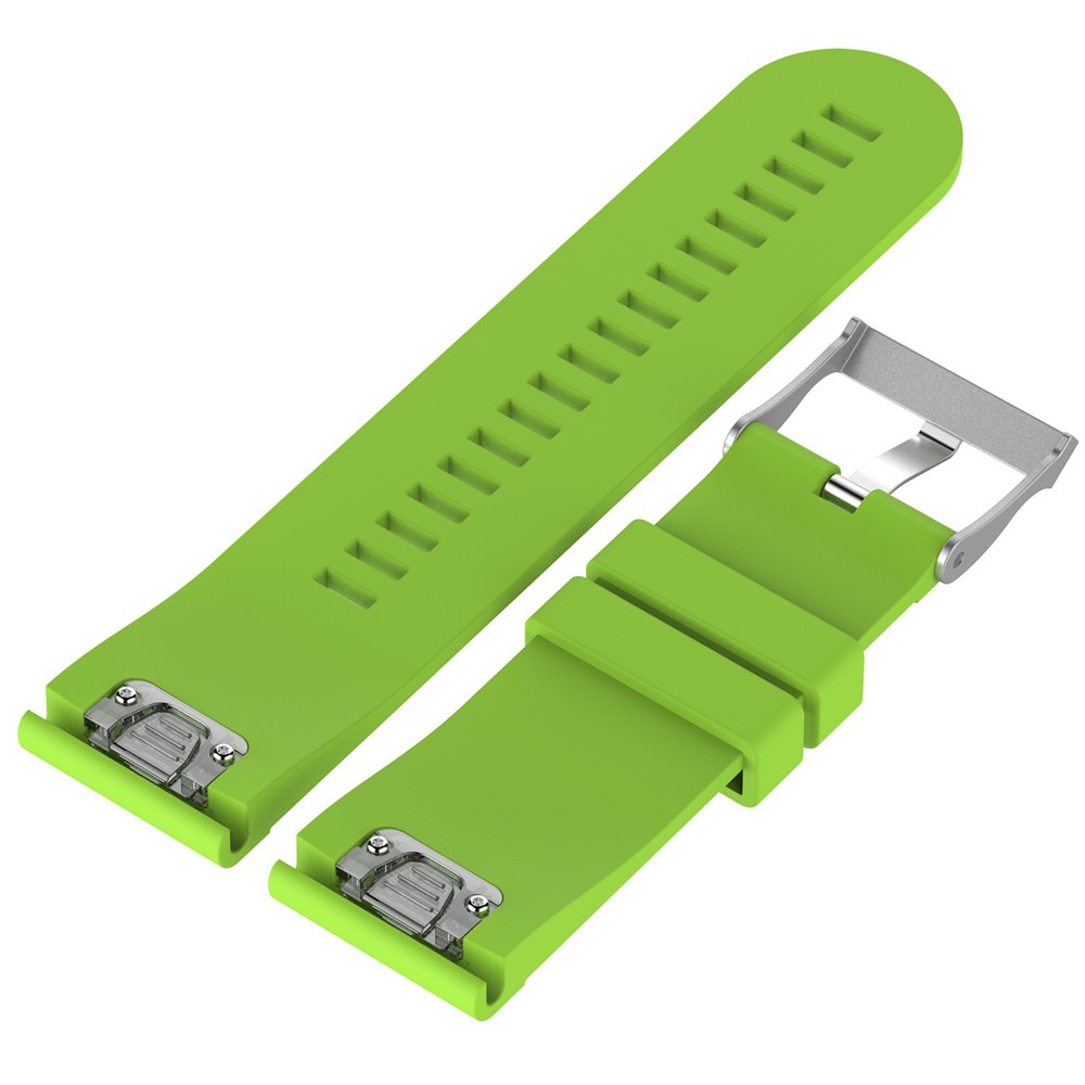 26mm QuickFit Silicone Soft Watch Strap Replacement for Garmin Fenix 5X / Fenix 3 HR / Quatix 3 / D2 - Green-7