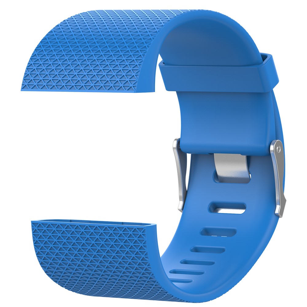 TPE Soft Watch Strap with Installation Tools for Fitbit Surge - Baby Blue, Size: L-3