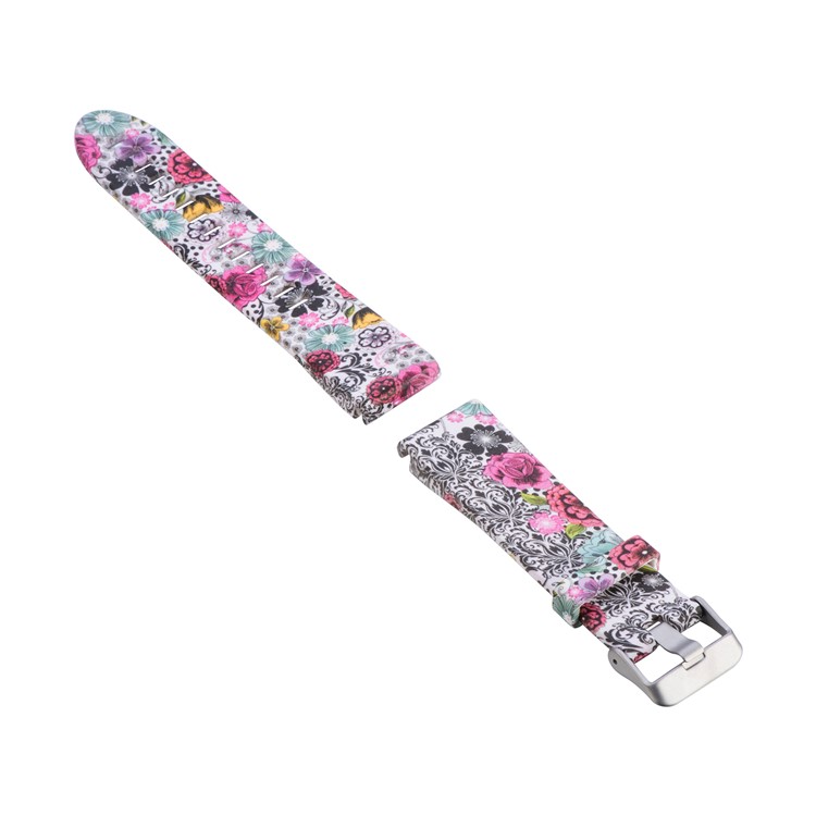 20mm Replacement Quick Fit Silicone Watch Band Strap for Garmin Fenix 5s - Colorful Flowers-2