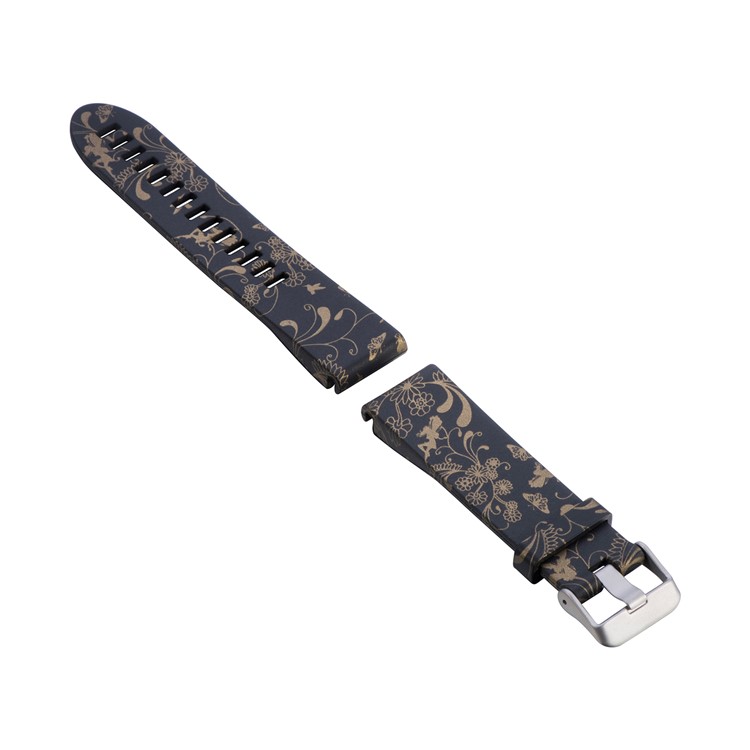 20mm Replacement Quick Fit Silicone Watchband Strap Bracelet for Garmin Fenix 5s - Unique Flowers-2