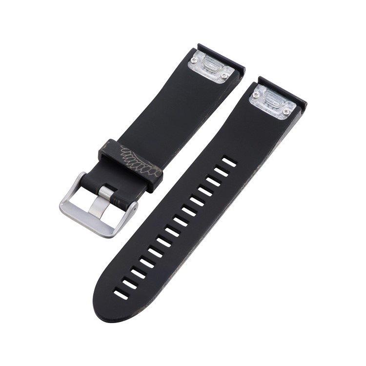20mm Replacement Quick Fit Silicone Watchband Strap Bracelet for Garmin Fenix 5s - Unique Flowers-4