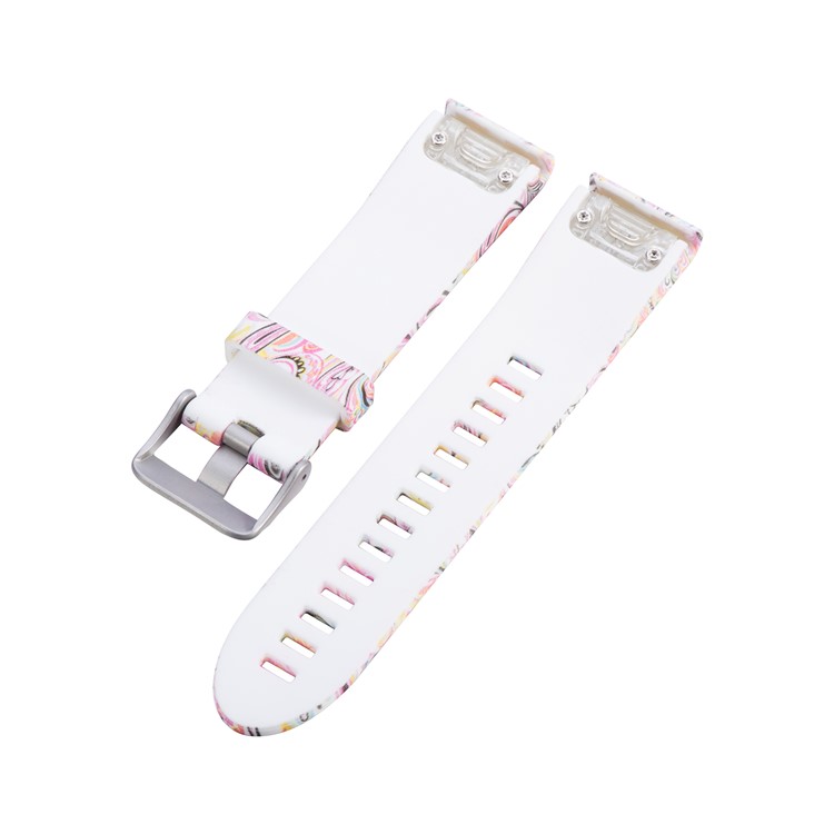 20mm Replacement Quick Fit Silicone Watch Wristband Strap Bracelet for Garmin Fenix 5s - Owl Pattern-4