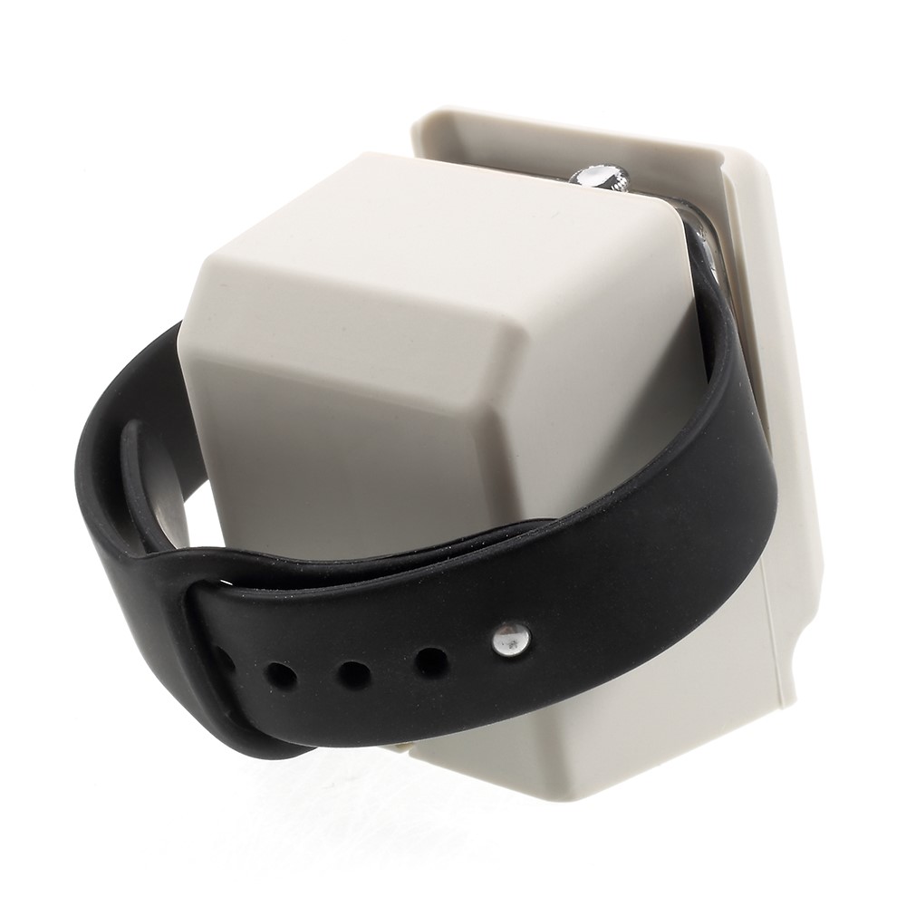 Silicone Desktop Stand Charging Holder for Apple Watch - White-4