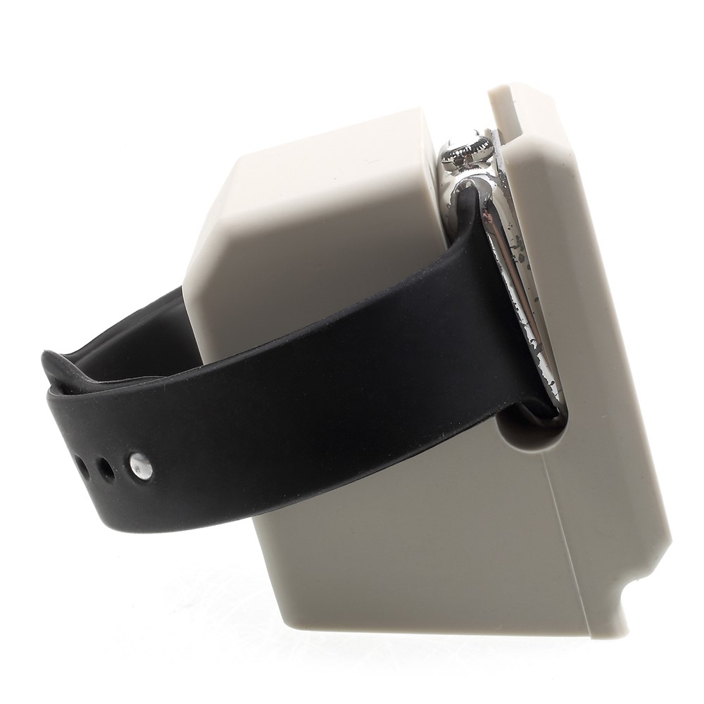 Silicone Desktop Stand Charging Holder for Apple Watch - White-5