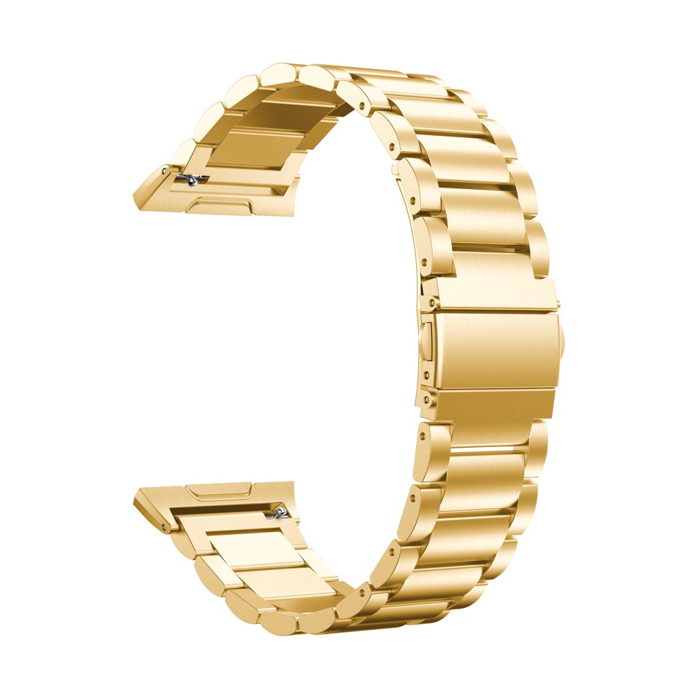 Solid Stainless Steel Wrist Watch Band for Fitbit Ionic - Gold Color-1