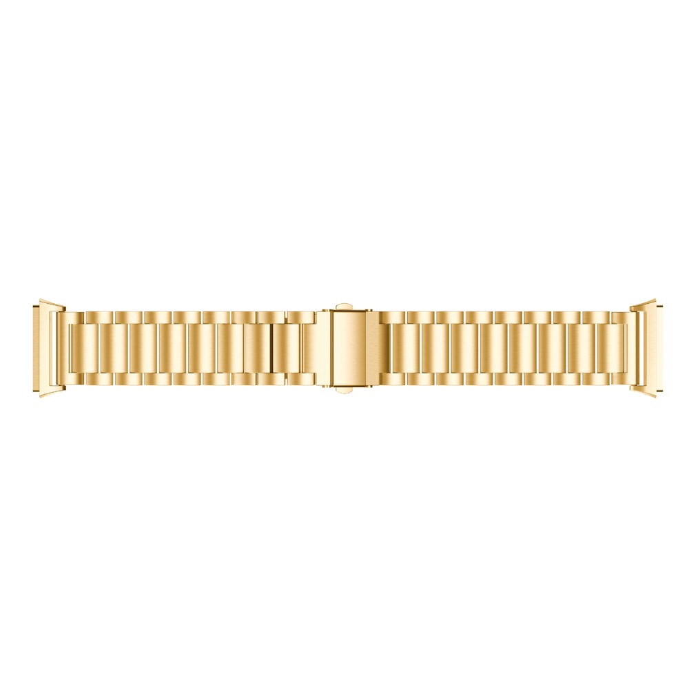 Solid Stainless Steel Wrist Watch Band for Fitbit Ionic - Gold Color-4