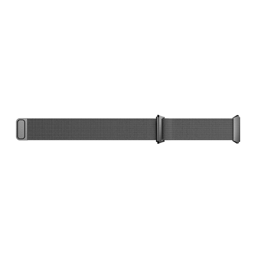 Solid Stainless Steel Milanese Mesh Wrist Watch Strap for Fitbit Ionic - Black-4