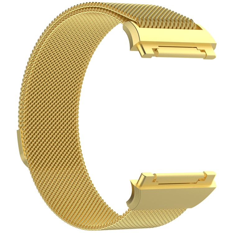 Luxury Milanese Magnetic Stainless Steel Wrist Watch Band for Fitbit Ionic - Size: S, Gold Color-2