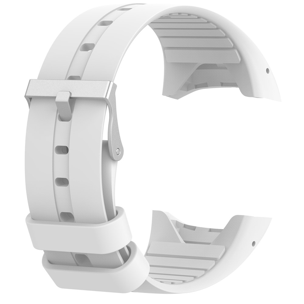 Soft Silicone Watch Band Replacement for Polar M400 - White-1
