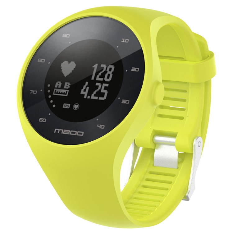Flexible Silicone Wrist Watch Band for Polar M200 - Green-3