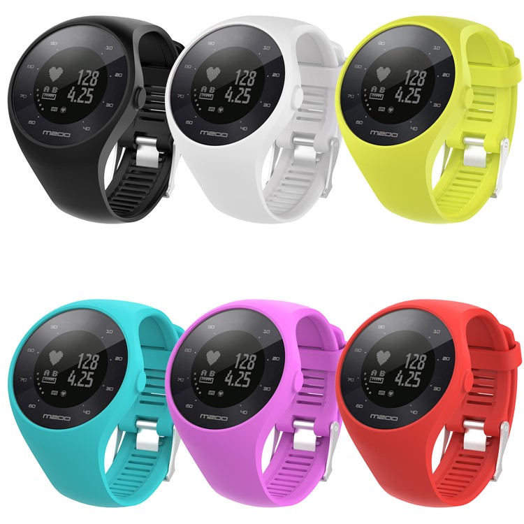 Flexible Silicone Wrist Watch Band for Polar M200 - Green-4