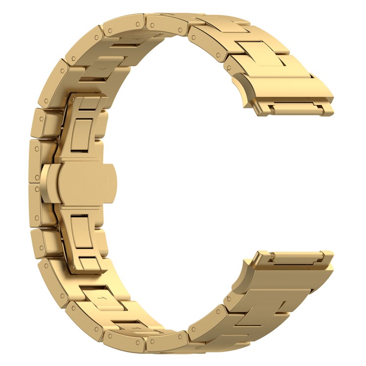 Bracelet De Lien De Bracelet En Acier Inoxydable Solide Pour Fitbit Ionique - Couleur Or-2