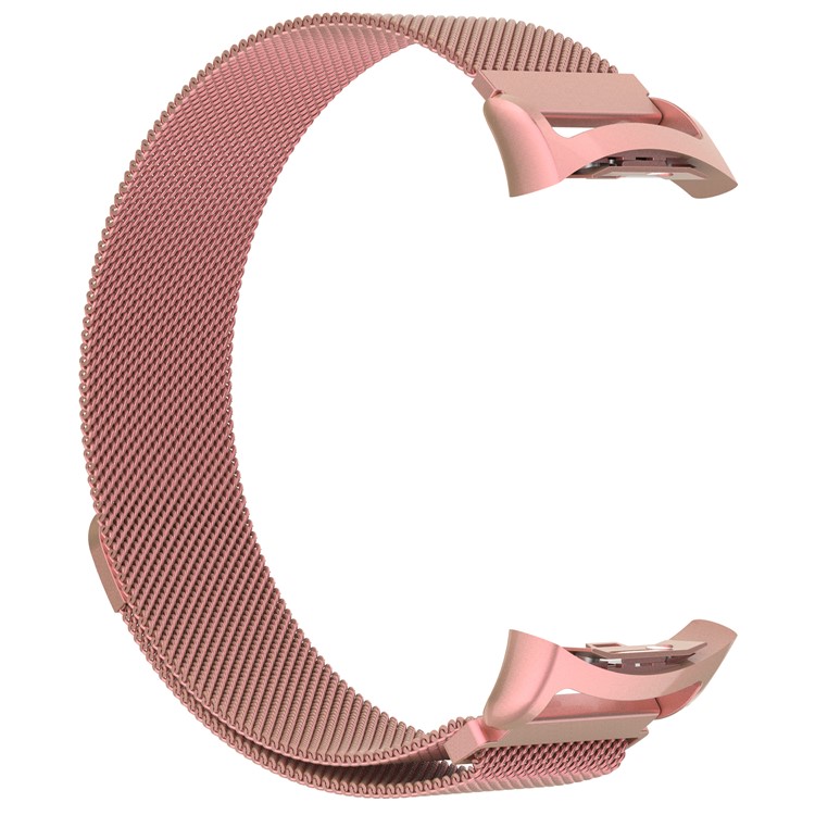 Replacement Magnetic Milanese Stainless Steel Woven Watch Band for Samsung Gear S2 - Rose Gold Color-1