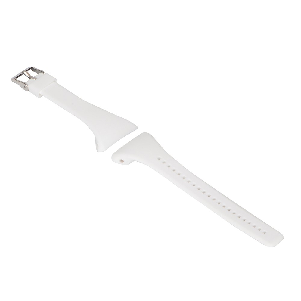 Soft Silicone Wrist Watch Band Replacement for Polar FT4 / FT7 - White-2