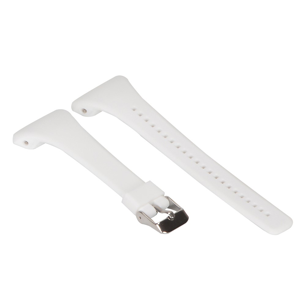 Soft Silicone Wrist Watch Band Replacement for Polar FT4 / FT7 - White-5