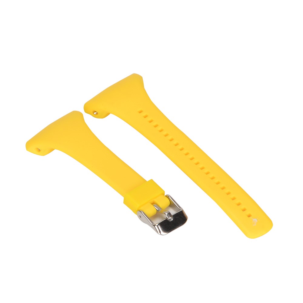 Soft Silicone Wrist Watch Strap Replacement for Polar FT4 / FT7 - Yellow-5