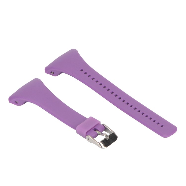 Soft Wrist Watch Silicone Strap Replacement for Polar FT4 / FT7 - Purple-5