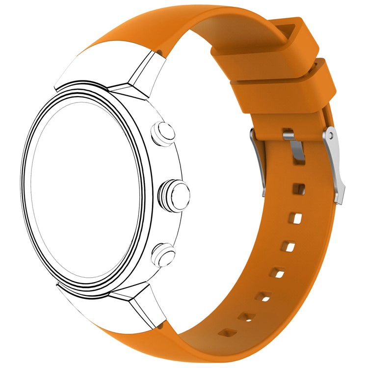 Replacement Silicone Watch Strap for ASUS ZenWatch 3 - Orange-1