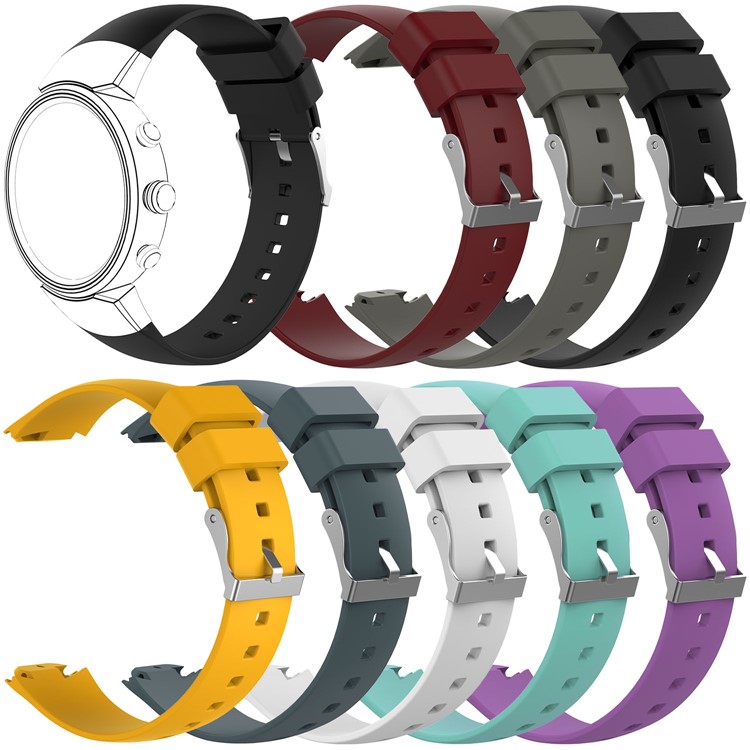 Soft Silicone Watch Strap Band Replace for ASUS ZenWatch 3 - Green-4