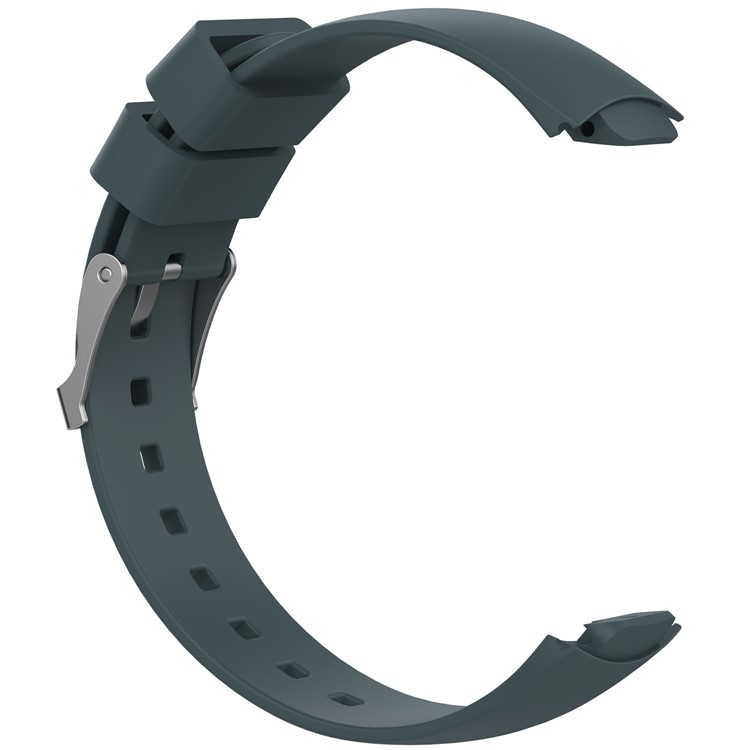 For ASUS ZenWatch 3 Silicone Flexible Watch Band Replacement - Dark Blue-2