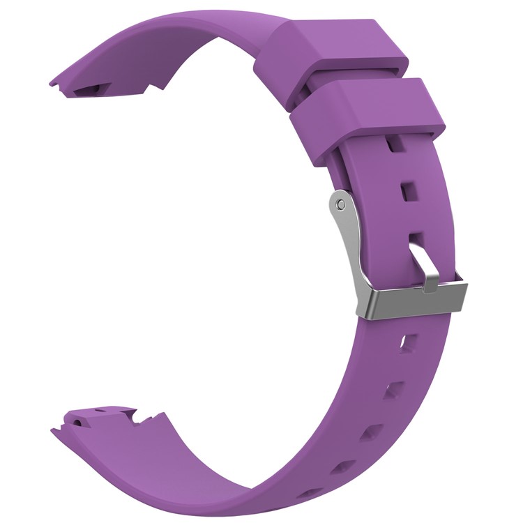 Silicone Soft Watch Band Wrist Strap for ASUS ZenWatch 3 - Purple-2