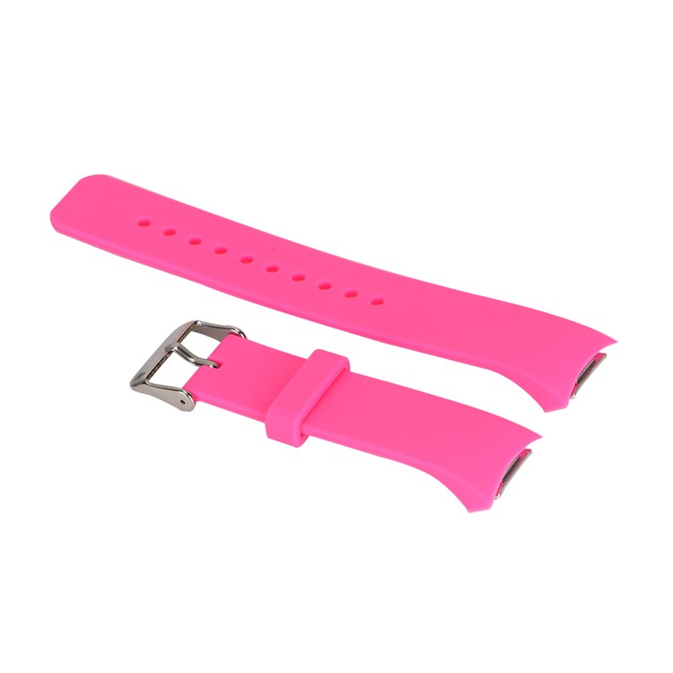 Flexible Silicone Watch Band for Samsung Galaxy Gear S2 R720/R730 - Rose-1