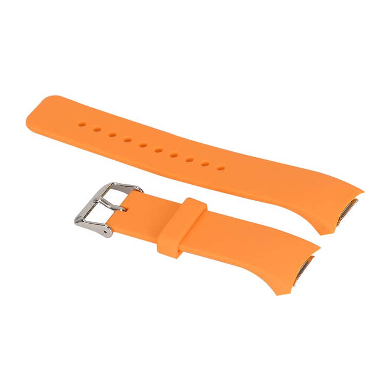 Women Fancy Silicone Wrist Watch Strap for Samsung Gear S2 R720 / R730 - S / Orange-1
