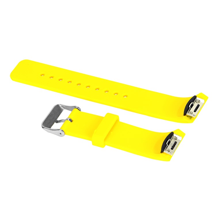 Women Silicone Wrist Watch Replacement Strap for Samsung Gear S2 R720 / R730 - S / Yellow-2