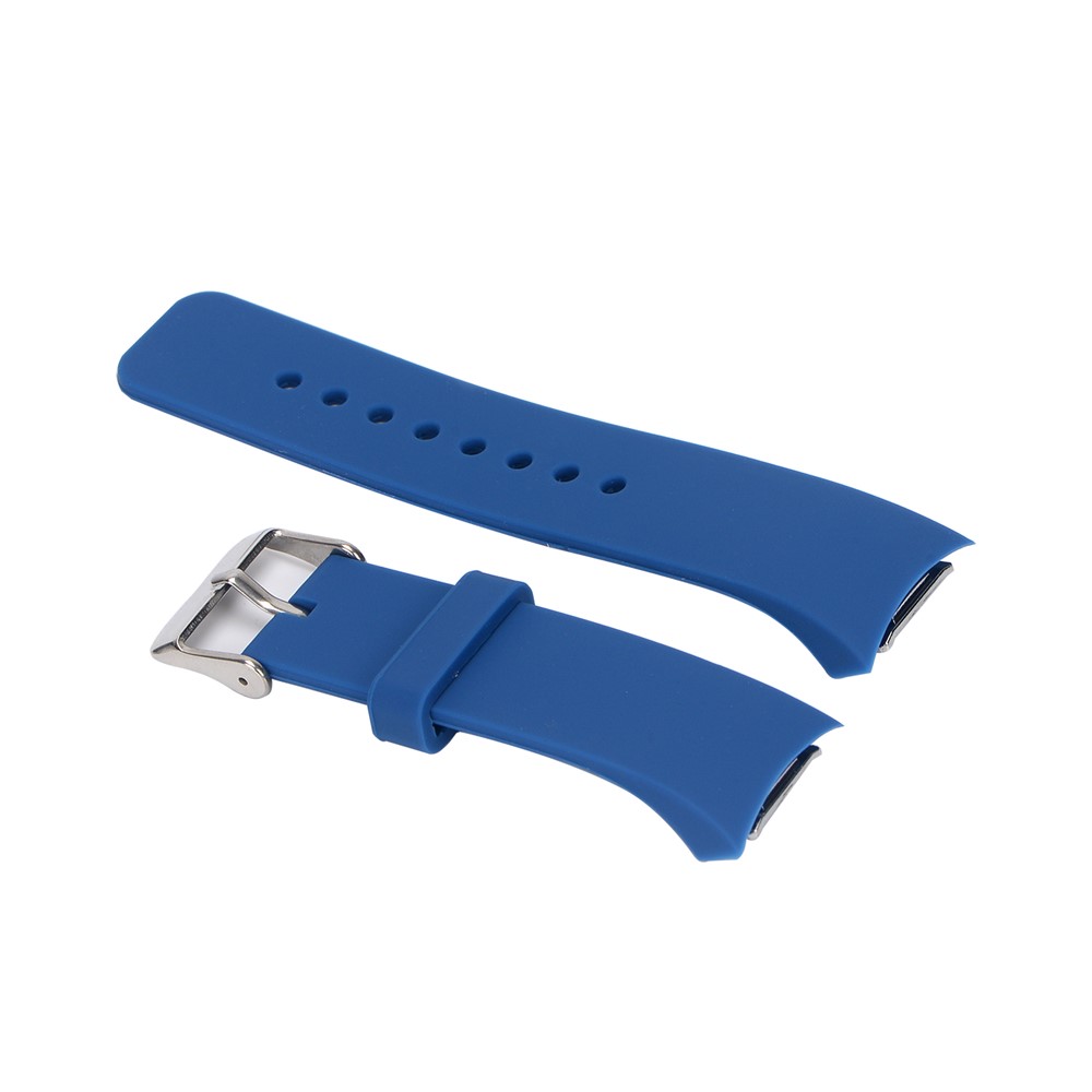 Women Silicone Wrist Replacement Watchband for Samsung Gear S2 R720 / R730 - S / Dark Blue-1