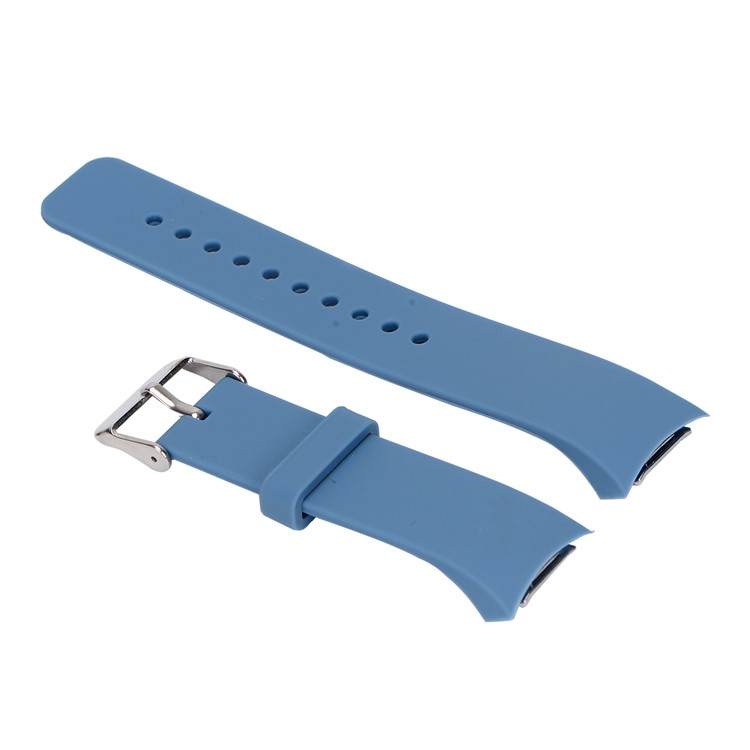 Women Silicone Fancy Wrist Watch Replacement Strap for Samsung Gear S2 R720 / R730 - S / Blue-1
