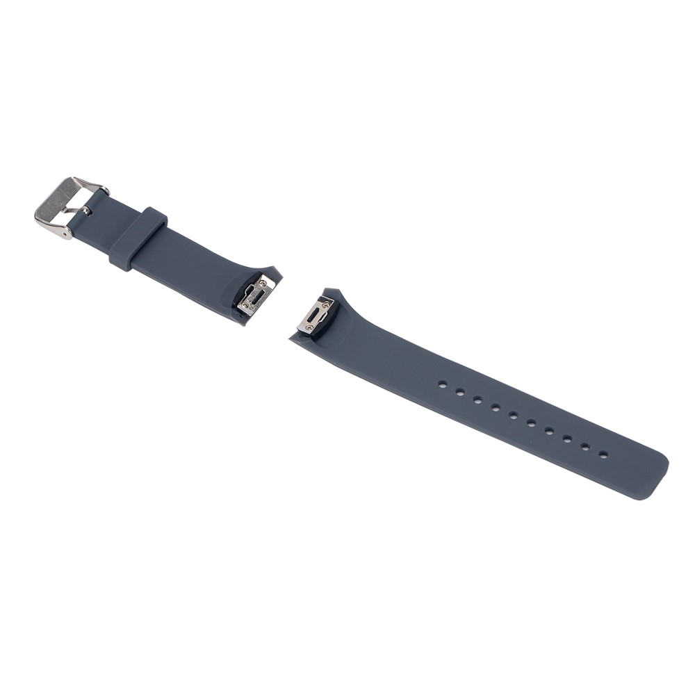 Women Silicone Soft Wrist Watch Replacement Strap for Samsung Gear S2 R720 / R730 - S / Dark Grey-2