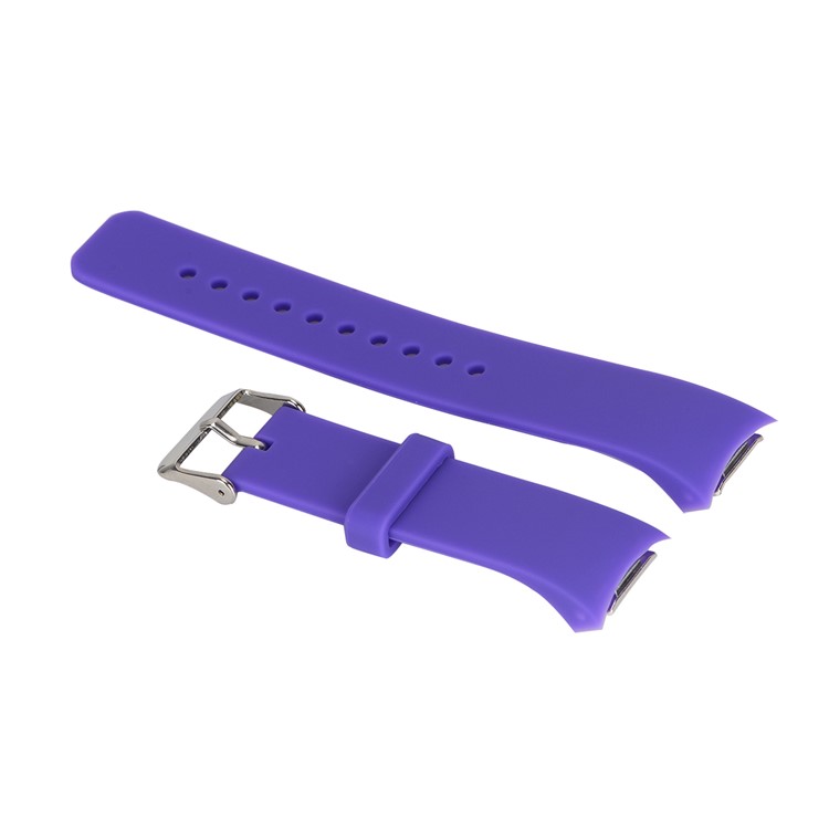 Women Silicone Slim Wrist Watch Replacement Strap for Samsung Gear S2 R720 / R730 - S / Purple-1