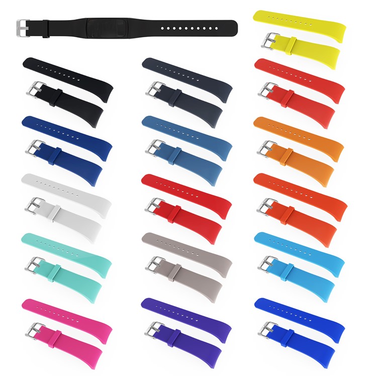 Hommes De Silicone De Remplacement Montre Bracelet Pour Samsung Galaxy Gear Fit 2 Pro - Noir-3