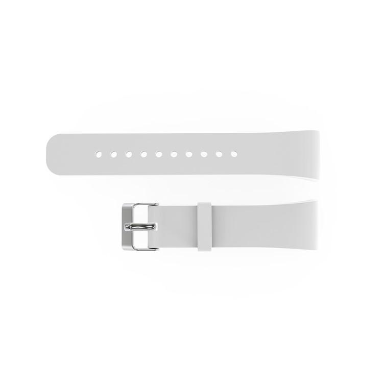 Replacement Silicone Men Watch Band for Samsung Galaxy Gear Fit 2 Pro - White-1