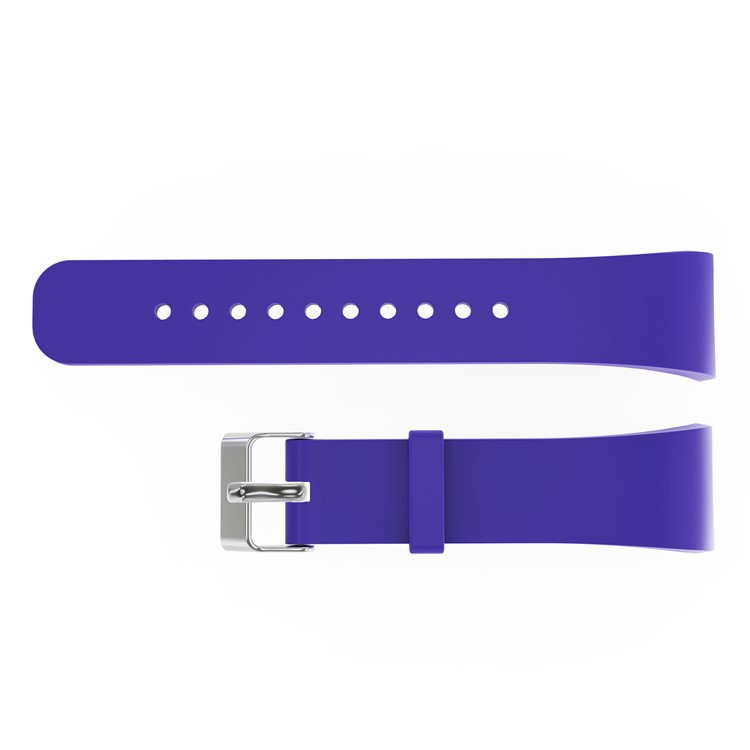Men Silicone Replacement Watch Strap for Samsung Galaxy Gear Fit 2 Pro - Purple-1