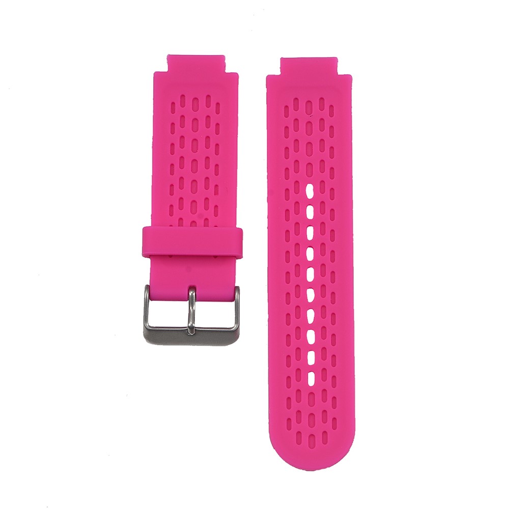 Silicone Watch Strap Replacement for Garmin Vivoactive Approach S2 S4 with Pins and Screwdrivers - Rose-2