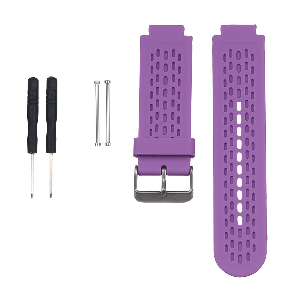 Silicone Watch Straps Replacement for Garmin Vivoactive Approach S2 S4 with Pins and Screwdrivers - Purple-1