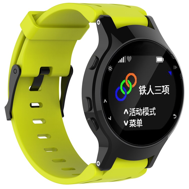 Silicone Bracelet Strap Replacement for Garmin Forerunner 225 - Green-3