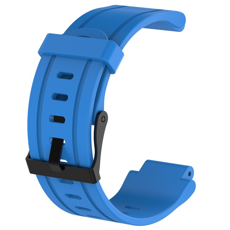 For Garmin Forerunner 225 Silicone Soft Watch Band Wrist Replacement Strap - Blue-3