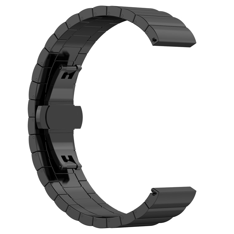 Solid Stainless Steel Link Chain Watch Band with Spring Bars for Samsung Gear S3 Frontier / S3 Classic - Black-3