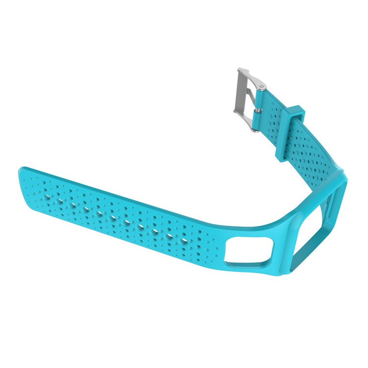 Slice de Bracelet de Montre en Silicone Pour Tomtom Multi-sport Runner 1 - Bébé Bleu-4