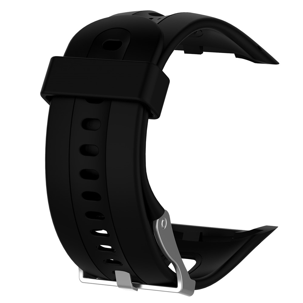 Silicone Soft Watch Band with Installation Tools for Garmin Forerunner 10 / Forerunner 20 - Black-4