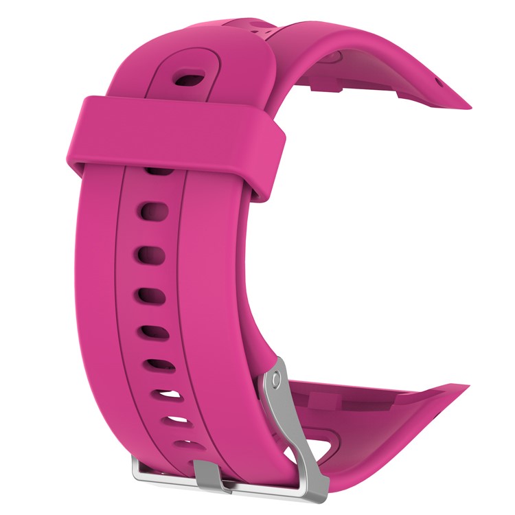 Silicone Soft Watch Strap with Installation Tools for Garmin Forerunner 10 / Forerunner 20 - Rose-4
