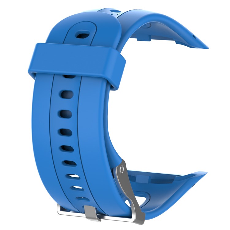 Men Silicone Slim Watchband with Installation Tools for Garmin Forerunner 10 / Forerunner 20 - Blue-4