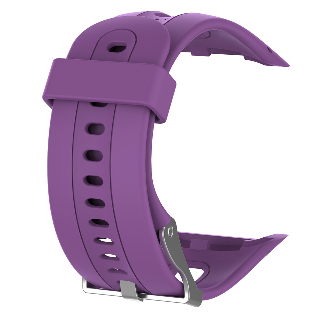 Silicone Soft Slim Watch Band with Installation Tools for Garmin Forerunner 10 / Forerunner 20 - Purple-4