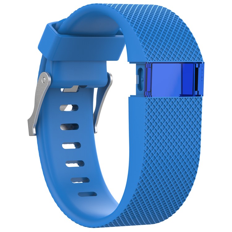 Silicone Wrist Watch Strap with Installation Tools for Fitbit Charge HR - Baby Blue / Size: L-2