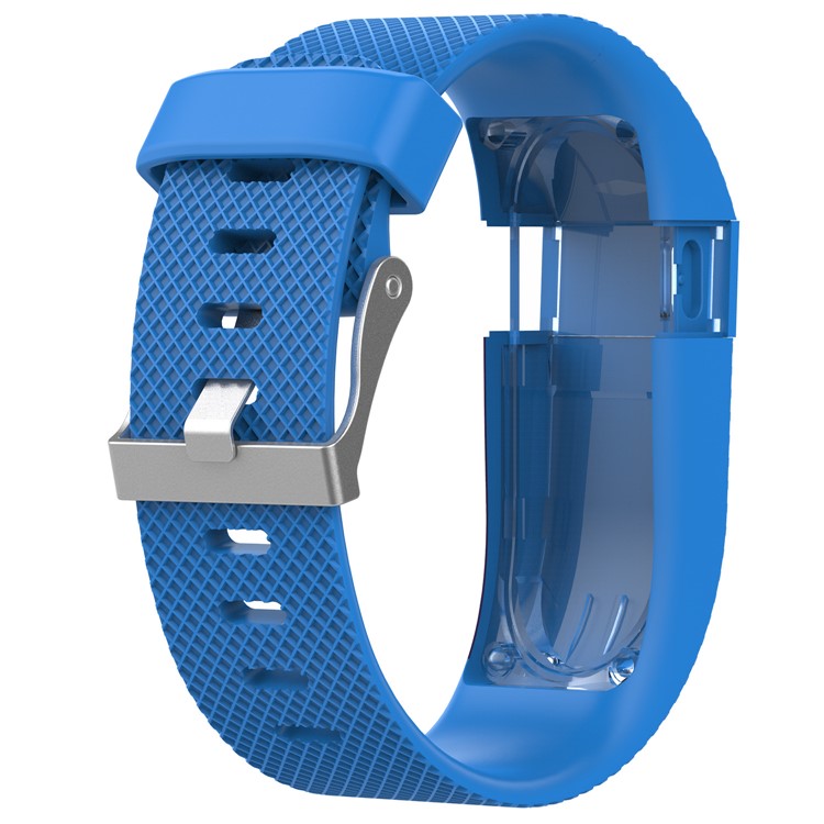 Silicone Wrist Watch Strap with Installation Tools for Fitbit Charge HR - Baby Blue / Size: L-3