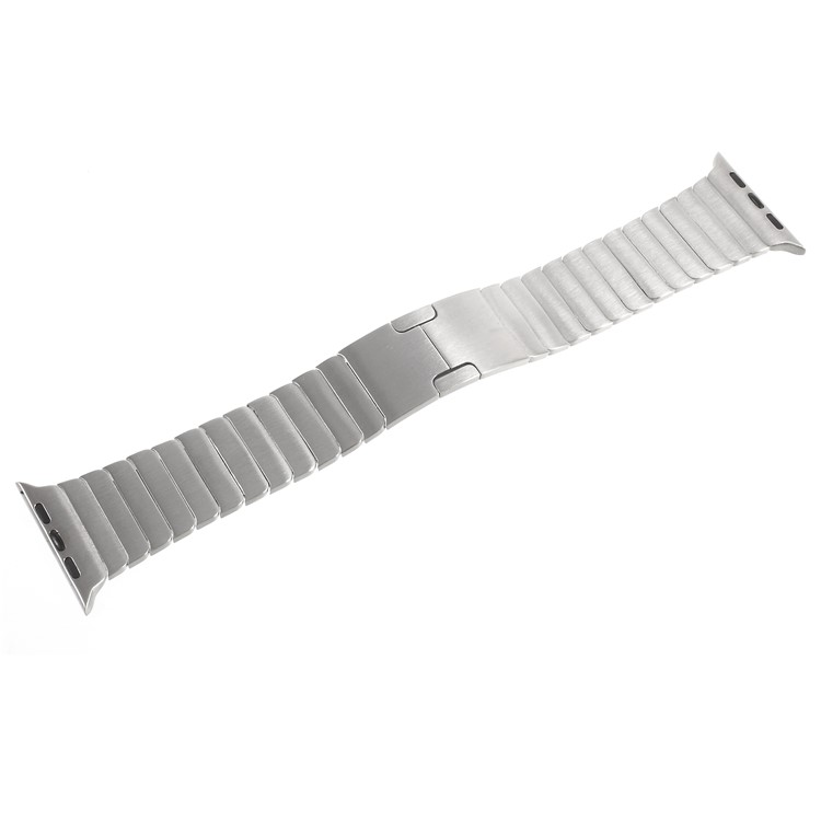 XINCUCO 316L Stainless Steel Watch Band with Butterfly Buckle for Apple Watch Series 3/2/1 42mm - Silver Color-1