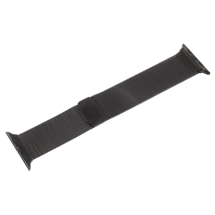 XINCUCO Magnetic Milanese Metal Wrist Watch Strap for Apple Watch Series 3/2/1 38mm - Black-1